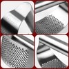 Stainless Steel Garlic Press Garlic Crusher Curved Shaped Presser and