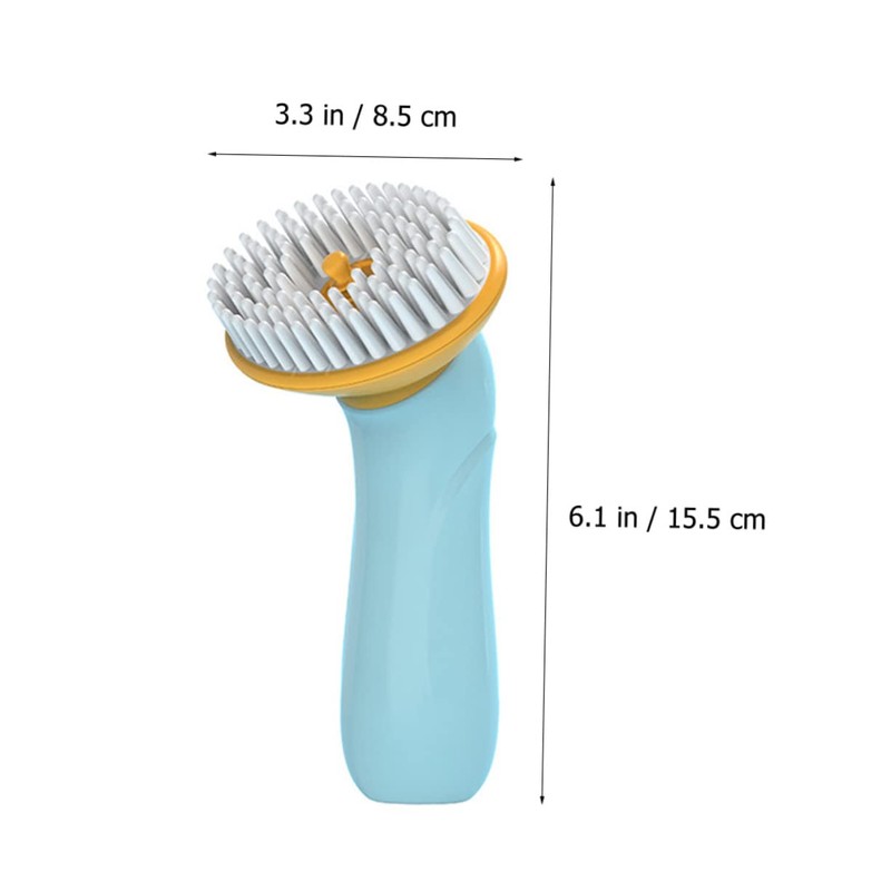 BESPORTBLE 2pcs Portable Pet Bathing Brush for Cats and Dogs