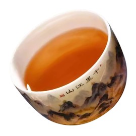 Levemolo Chinese Ceramic Teacups Flower Pattern Tea Cup for Tea Lovers Home Office Use