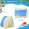 ShinyRelief Arm Floaties Inflatable Striped Arm Band PVC Pool Floats
