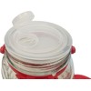 C&H Solutions 5L (1.32 Gallon) Glass Jar With Lid Wide