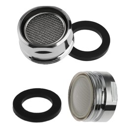 2pcs Sink Faucet Aerator Replacement Faucet Tap Adapter Aerators Nozzle for Kitchen Bathroom Faucet Saving Water Bubbler (NPT Male 20mm)