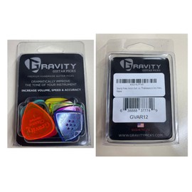 Gravity Acrylic Variety Pack Guitar Picks | Polished Bevels, Brighter, Louder Sound & Tighter Grip| Available in Different Packs - Made in the USA