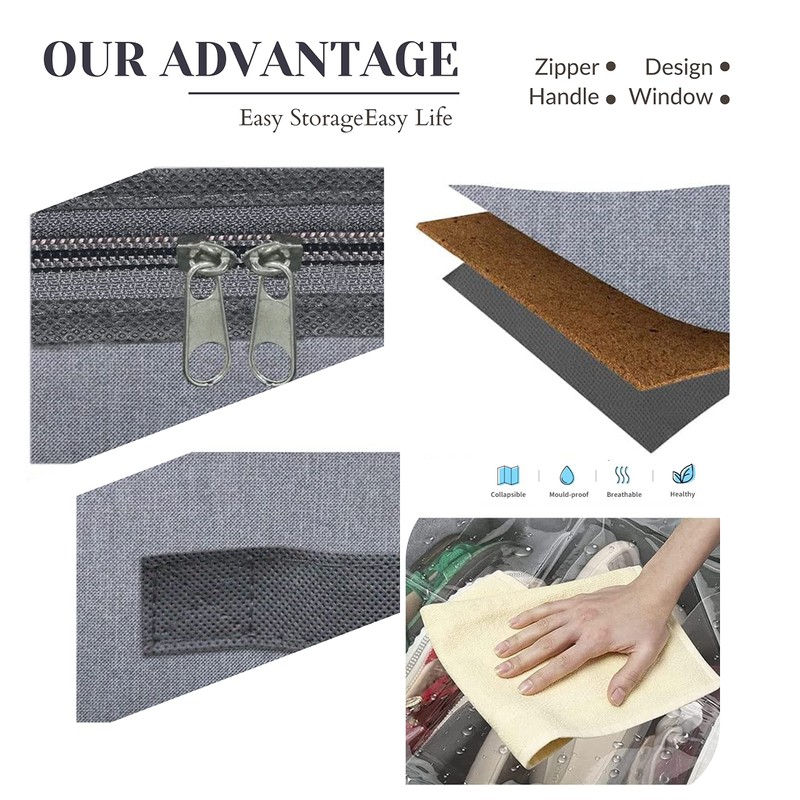 Under Bed Shoe Storage Organizer, Set of 1 Sturdy Closet