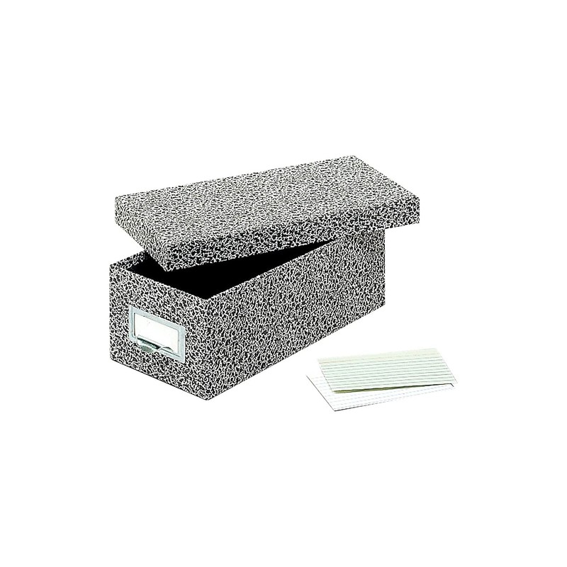 Globe-Weis/Pendaflex Fiberboard Index Card Storage Box, 3 x 5 Inches