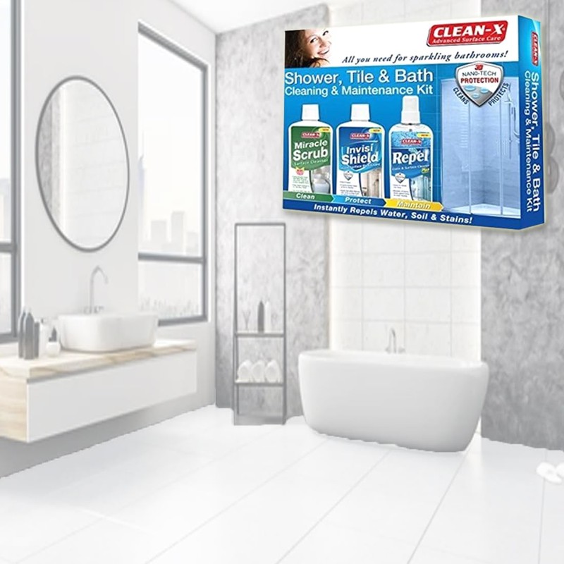 Clean-X Shower, Tub & Bath Maintenance Kit
