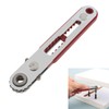 Omninmo 1/4 Inch Mini Flat Head Ratchet Wrench, Dual-Drive Head,