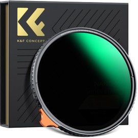 K&F Concept 82mm ND2-ND400 & Black Mist 1/4 Lens Filter, Variable ND Filter, 2 in 1, 2-in-1 Multi-Function Filter, 28 Layer Nano Coating on Both Sides, Mildew, Waterproof, Oleophobic, Scratch