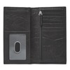 Fossil Men's Neel Leather Bifold Black Wallet 3.5"L x 1/2"W