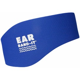 Earvolution Ear Band-It Original Swimming Headband for Kids/Adults - Invented by Ear, Nose, and Throat Doctor- Durable Neoprene Maximizes Protection - Putty Buddies Sold Separately - Blue - Medium