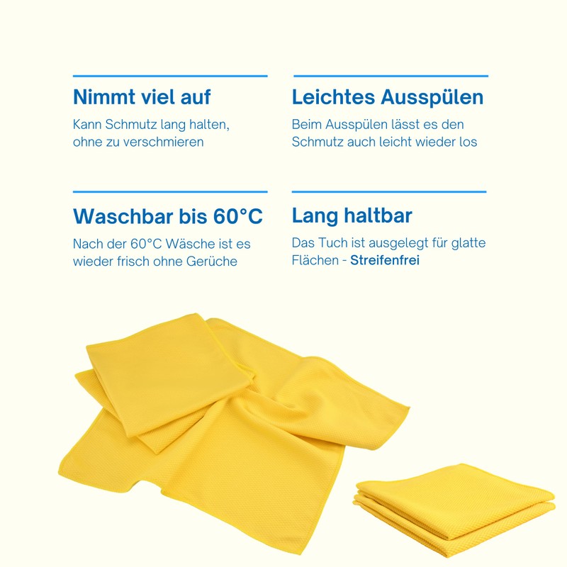 elauelue Fishscale Cleaning Cloths Pack of 5 - Fish Scale