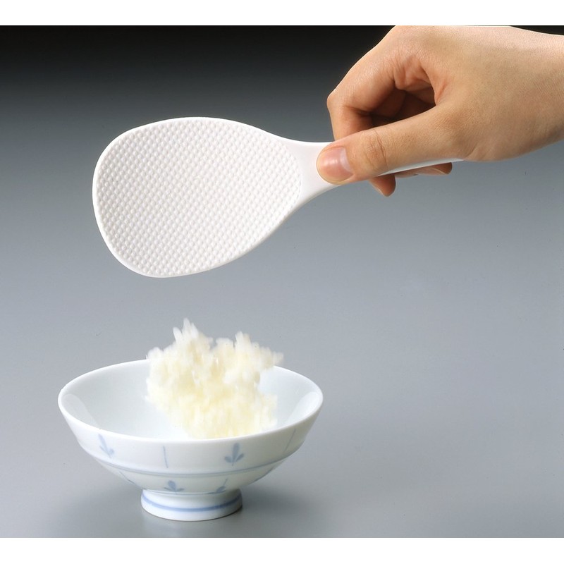 Rakuraku Rice Spoon, 9.4 inches (24 cm), Magic Touch, Made