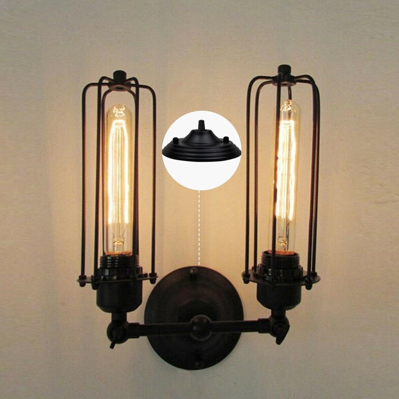 140mm Green Brass Ceiling Rose for Pendant Light Fitting Complete