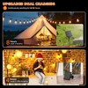 Kawaya Solar Powered String Lights: 50 FT LED Outdoor Patio