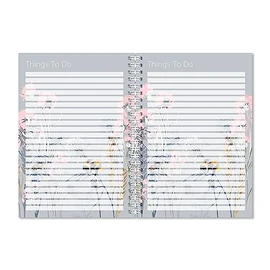 Exacompta - Ref GS015Z A5 Things To Do Notebook, 90gsm paper 149mm x 210mm, 40 Sheets of Lined Paper with a Flower & Bee Design, Great for Getting Organised