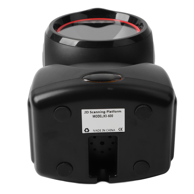 QR Barcode Scanner Omnidirectional Hands Free Automatic Sensing Barcode Scanner