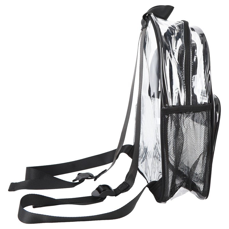 Clear Backpack Waterproof Heavy Duty Fashionable Eco Friendly PVC Transparent