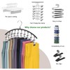 Legging Organizer for Closet,Leggings Hangers for Closet 2 Pack Pants