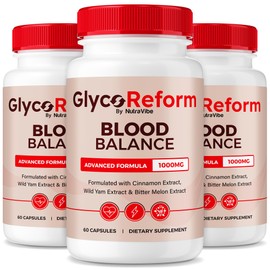 (3 Pack) Glyco Reform – Original GlycoReform Formula with a Clean, Premium Blend to Support Healthy Circulation, Natural Flow & Balanced Levels | Just 2 Easy-to-Swallow Daily Energy (180 Capsules)