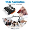 EXCERCUS Compatible Ink Cartridge Replacement for for Canon pg280 bk