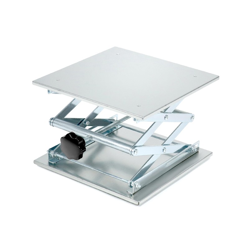 QWORK Lift Tables, 12"x12" Lab Scissors Jack, 304 Stainless Steel
