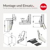Door Opener for Doors 30 cm Width with Foot Pedal