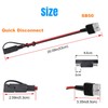 JacEnergy 10AWG Anderson Connector to SAE Extension Cable with SAE