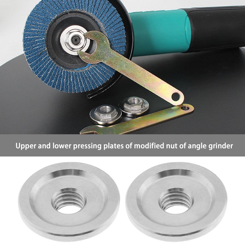 eMagTech 2 Sets Flange Nuts M10 Thread Hex Flanged Locknut