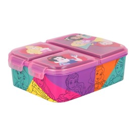 My sweety pop - Lunch Box - Lunch Box - Children - Nursery - School - Holiday - Food - 19.5 cm - Gift Idea - 3 Compartments - Princesses - Pink - Girls