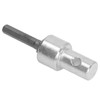 Auger Drill Adapter, Carbon Steel Garden Auger Drill Adapter Round