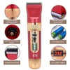 Hair Clipper Kit Rechargeable Men Hair Trimmer Barber Cutter for
