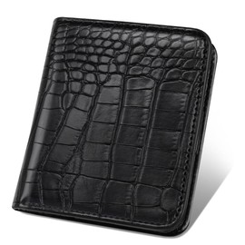 Simikol Crocodile Wallets Women Small RFID Blocking Credit Card Holder