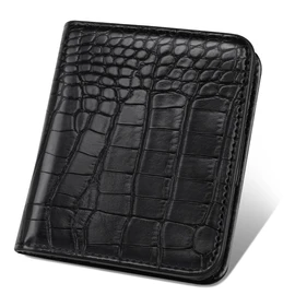 Simikol Crocodile Wallets Women Small RFID Blocking Credit Card Holder