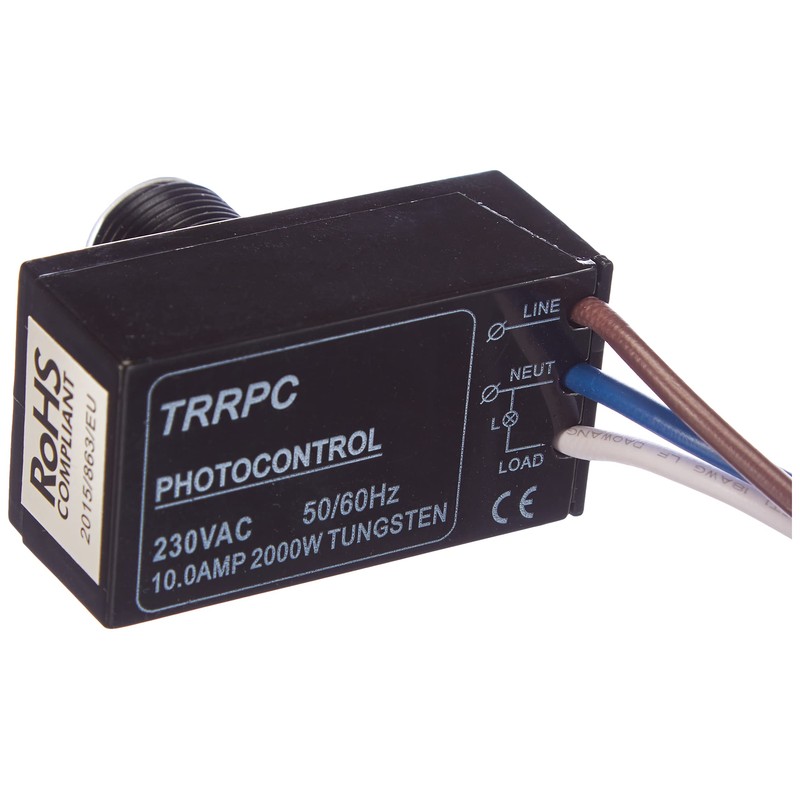 Knightsbridge TRRPC Remote Photocell, Black