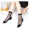 Medias De Malla De Nylon Transparentes, Calcetines Ultra