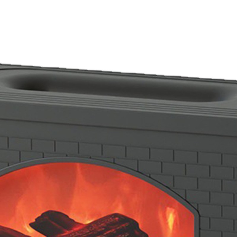 270ml Mist Humidifier Simulated Fireplace Design Power Off Protection Fire