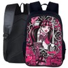 SWZY Monster Kids School Bag, 3D Printed Travel Backpacks, Anime