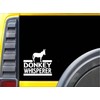 Donkey Whisperer Sticker J880 6 inch horse decal