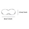 WJSYSHOP Bra Cookie Cutter Stainless Steel