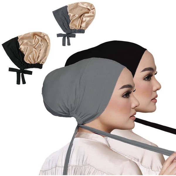 Hophor Women Lining Under Scarf Hat Hijab Cap for Women