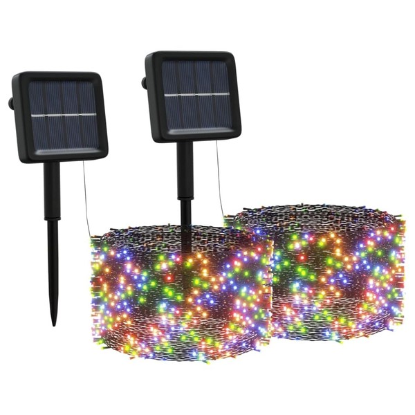 vidaXL Solar Fairy Lights 2 pcs 2x200 LED - Eco-Friendly