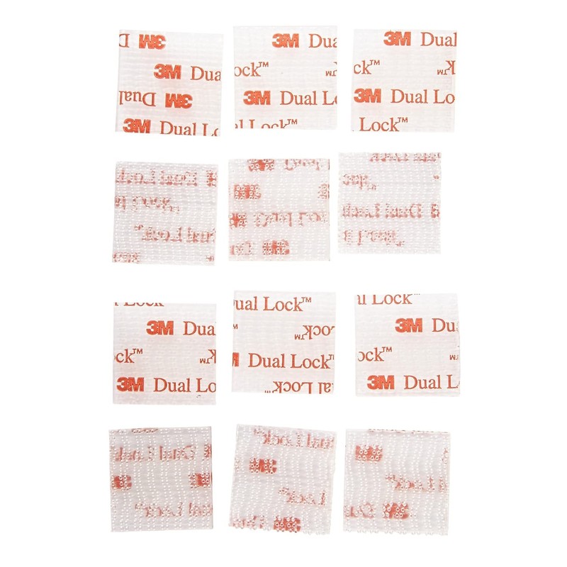 Scotch Extreme Fasteners, 1" X 1", White, 6/Pack