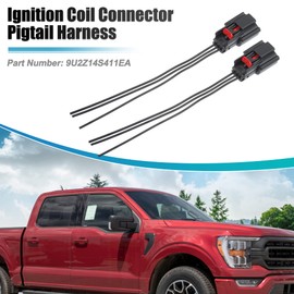 QUARKZMAN 2 x ignition coil connection 9U2Z14S411EA for Ford Edge 2007-2017