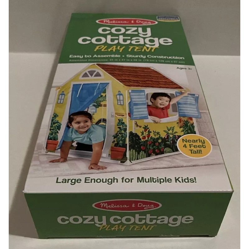Melissa and Doug - Cozy Cottage Play Tent 31in x