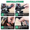 Royitay Ebike Full Twist Throttle Replacement for Ridstar Q20/Q20Lite/Q20Pro/H20/H26Pro/H20,48V, LCD