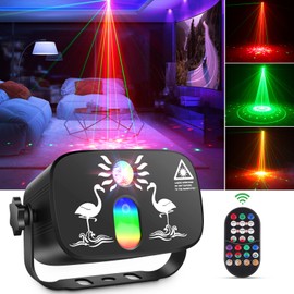 GdjRttk 480 Pattern Projector LED RGB Laser Stage Light DJ Disco KTV Show Party Lighting