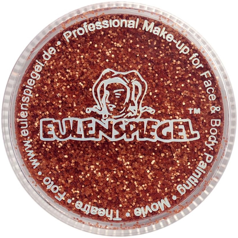 Eulenspiegel 907658 - Organic Glitter Golden Orange, 6 g, Biodegradable,