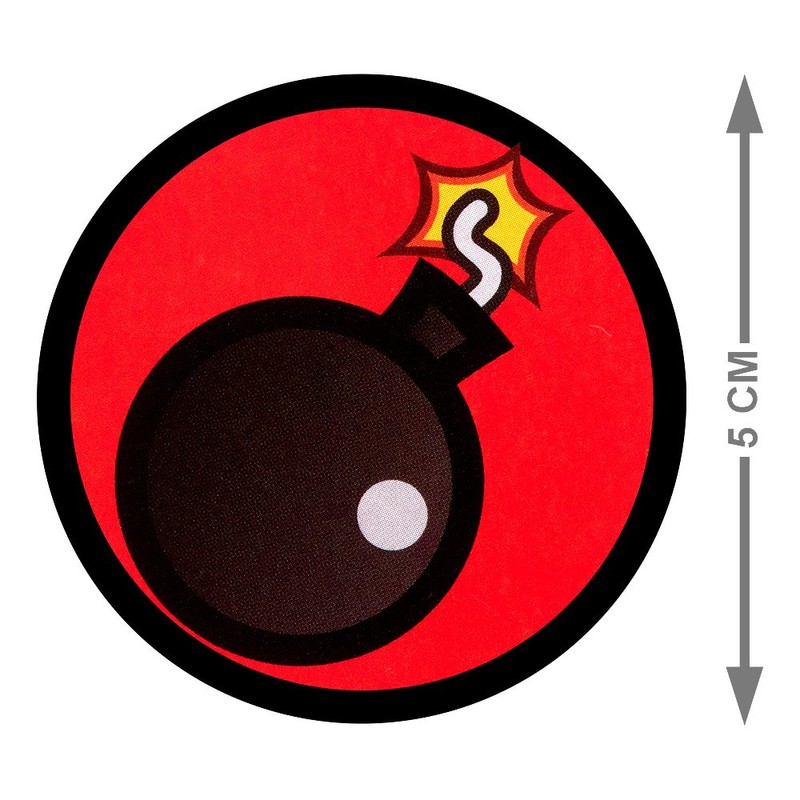 Timebomb Danger Fridge Magnets - 2 Inch - Office Magnets