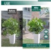 LKSSZS 12 Pack Garden Plant Support Stakes, Half Round Peony