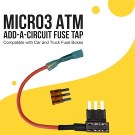 Precision Upfit Micro3 ATM Add-A-Circuit Fuse Tap Link with 5A Fuse micro 3